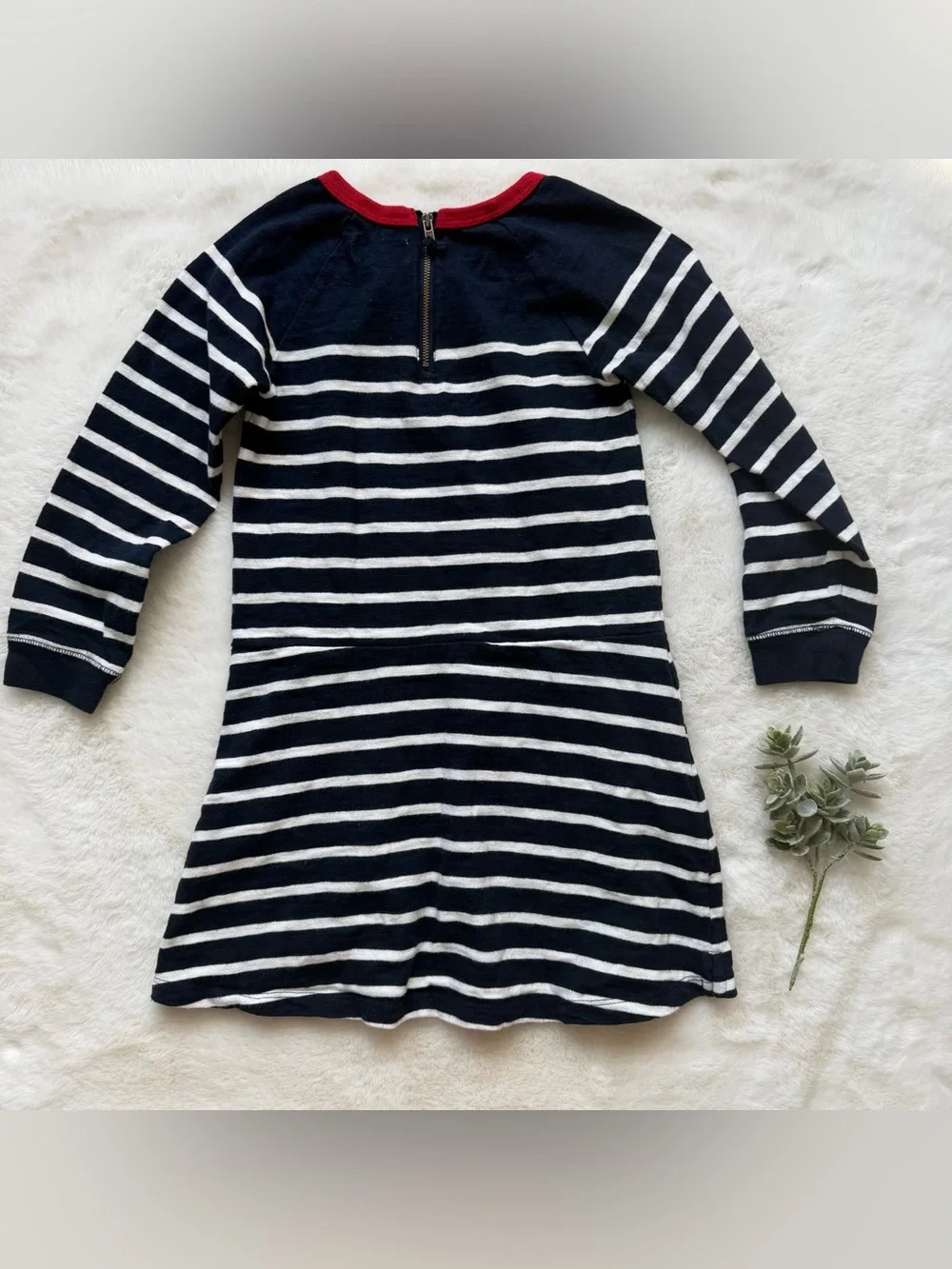 Gap x Disney | EUC - Minnie Jersey Knit Dress - Size 5 - Navy/Red/White